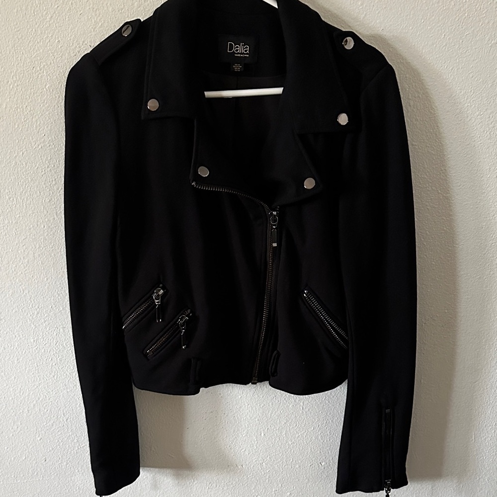 Dalia Midnight Jacket with Metallic Details